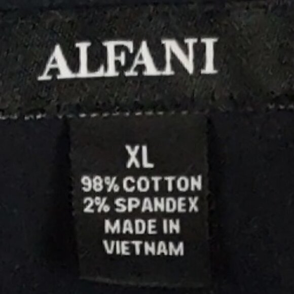 Alfani Men's Gray, Cotton Blend, Button-Up Dress Shirt. Size XL (NWT) - Picture 12 of 13